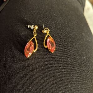 Gold earrings